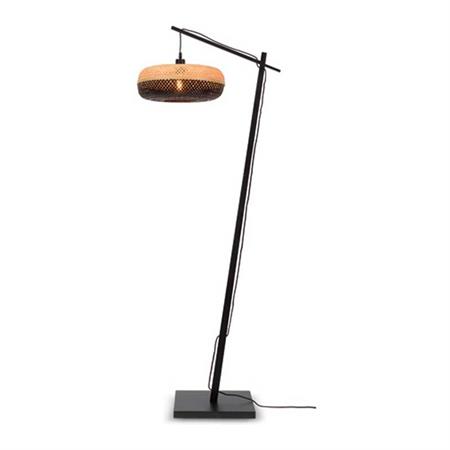 Lampadaire bambou noir Ø40cm