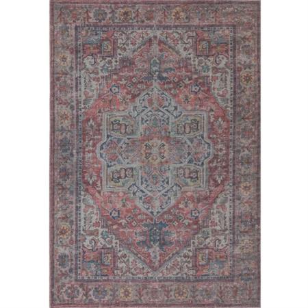 Tapis de salon moderne rouge 200x290 cm