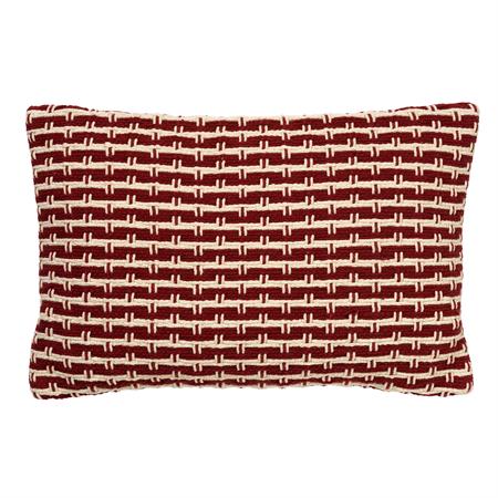 Housse de coussin Dana Merlot 40x60 cm