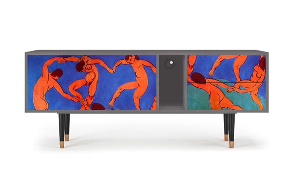 Meuble TV  multicolore 2 tiroirs et 2 portes L 170 cm