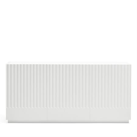 Buffet 3 portes en bois L150cm - Blanc