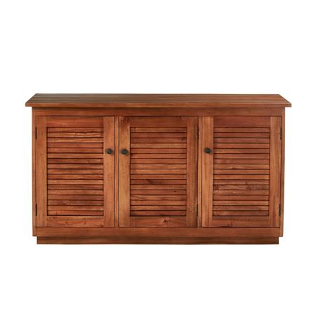 Meuble double vasque en acajou massif 140 cm