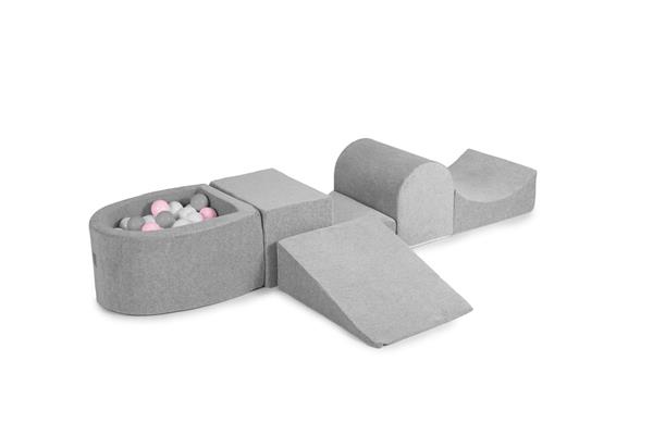 Parcours Motricité Bébé avec Piscine à Balles pour Enfant