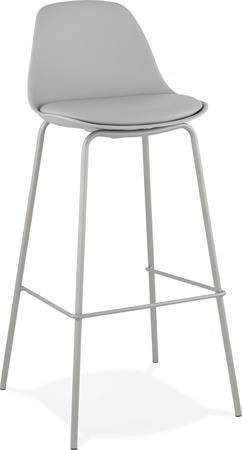 Tabouret de bar Polymère Gris H