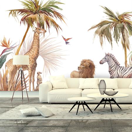 Papier Peint jungle sauvage 280x480cm