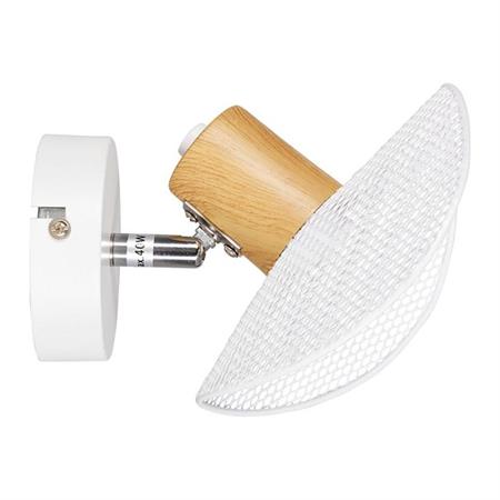 Applique spot orientable métal Hyde blanc