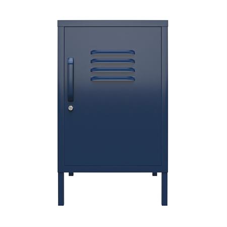Table d'appoint avec 1 porte en métal marine