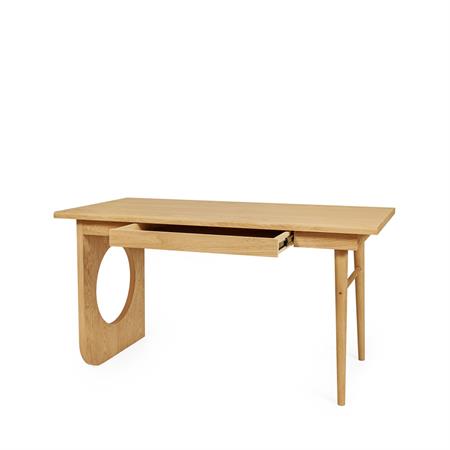 Bureau design en bois 1 tiroir - Bois clair