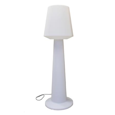 Lampadaire ext filaire Polyéthylène Blanc H170CM