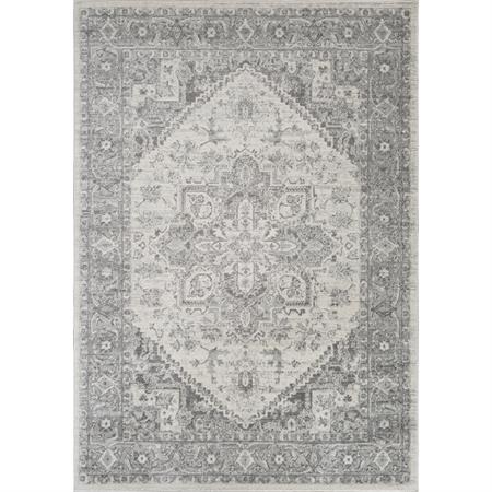 Tapis Vintage Oriental Gris/Blanc 200x275