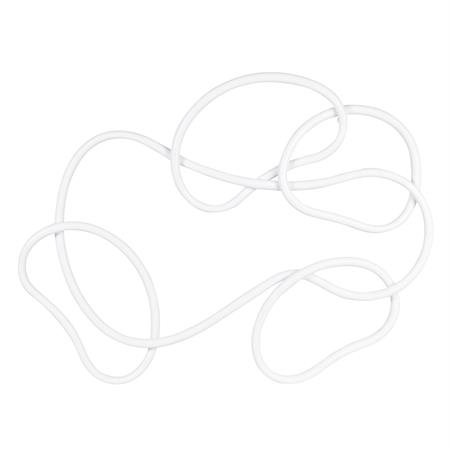 Déco murale en métal filaire blanc 69x52