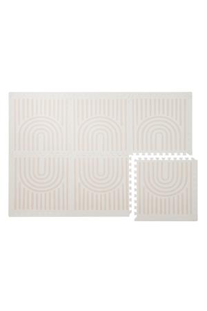 Tapis de jeu puzzle en mousse éco-responsable créme 120x180cm