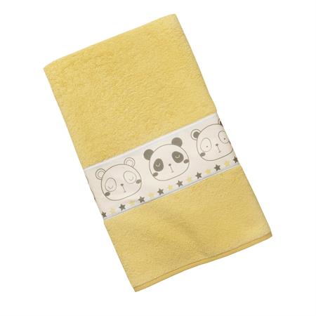 Drap de bain 70x130 jaune pale en coton