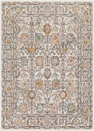 Tapis Vintage Oriental Rose/Blanc 160x213