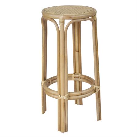 Tabouret de bar 77 cm en rotin