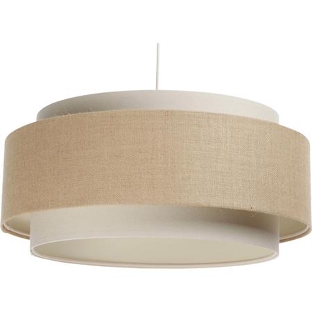 Suspension Tissu Beige 50x50x25 cm