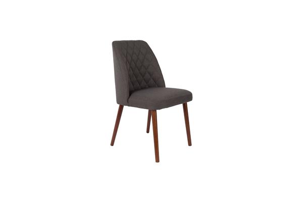 Fauteuil design en tissu noir