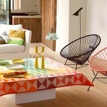 Nappe en coton multico 140 x 140
