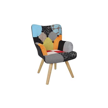 Fauteuil  enfant scandinave motif patchwork