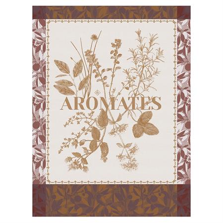 Torchon en coton cannelle 60 x 80