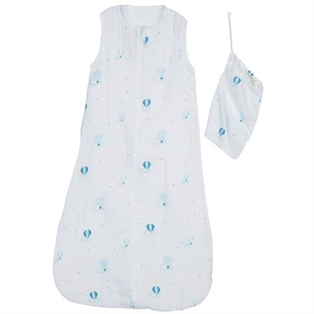 Gigoteuse bébé en coton bio blanc