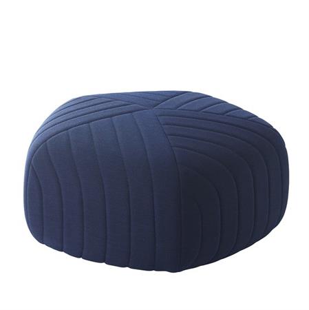 Pouf bleu foncé Five - Muuto