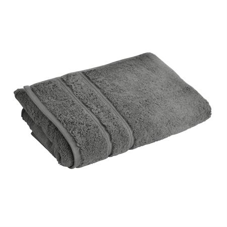 Serviette de toilette 50x100 gris granit en coton