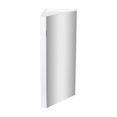 Armoire de toilette d'angle blanche 25