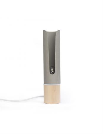 Lampe à poser en bois et béton