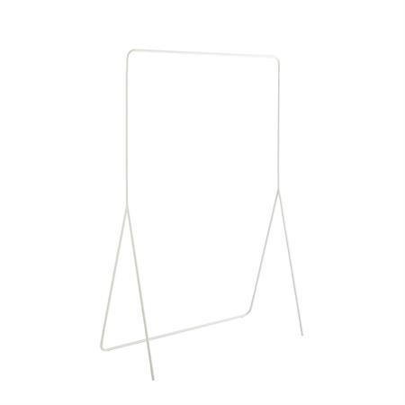 Portant minimaliste en métal blanc 150x100x45cm