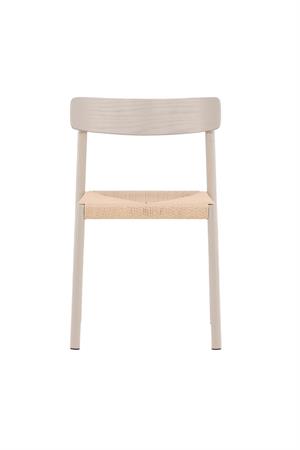 Chaise en paille style vintage