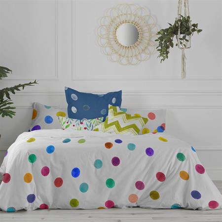 Housse de couette 100% Coton Multicolore 260x240 cm
