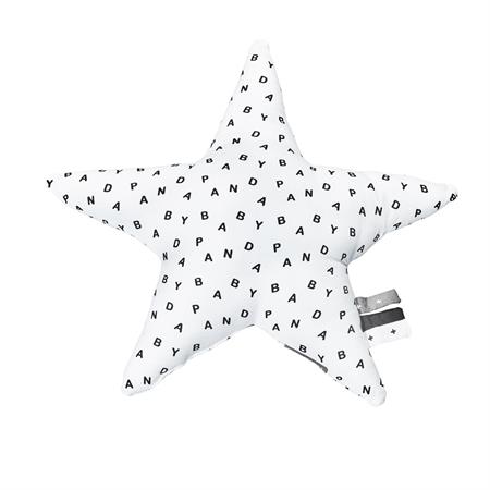 Coussin déco étoile en coton