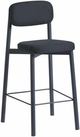 Chaise de bar noir 65 cm Résidence - Kann Design