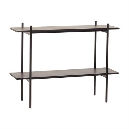 Etagère en bois et métal H90
