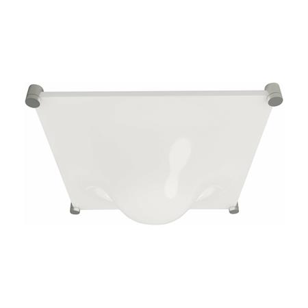 Plafonnier en métal blanc 50 x 50 cm Bolla - Martinelli Luce
