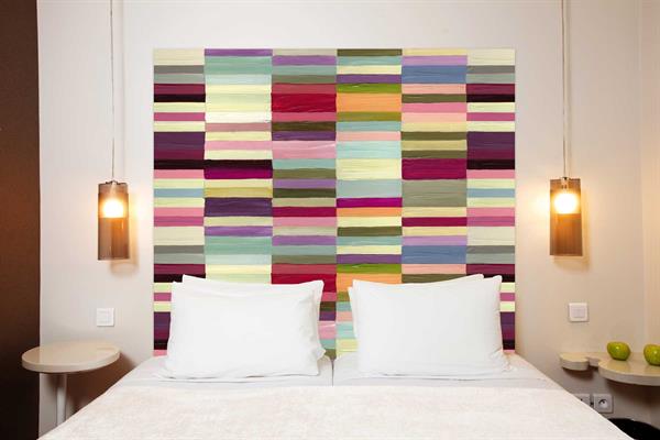 Tête de lit en tissu sans support en bois 160*140 cm