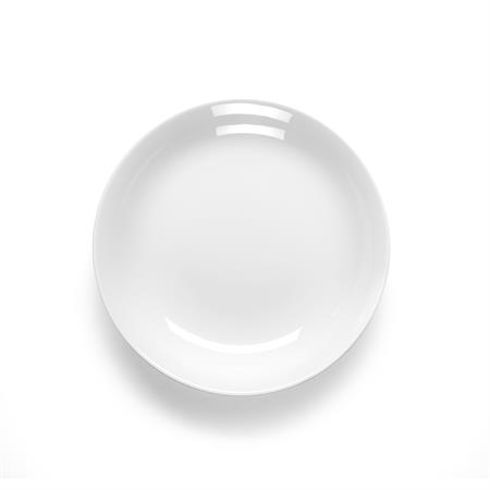 Assiette creuse en Porcelaine Blanc