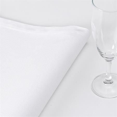 Serviette en coton blanc 56 x 56