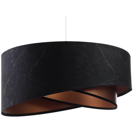 Suspension Tissu Noir 50x50x23 cm