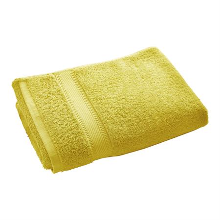 Drap de bain 70x140 jaune en coton