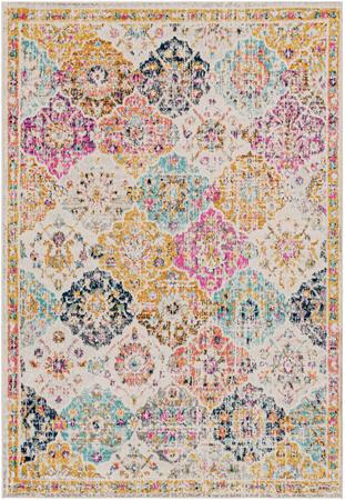 Tapis Vintage Oriental Multicolore/Orange 152x90