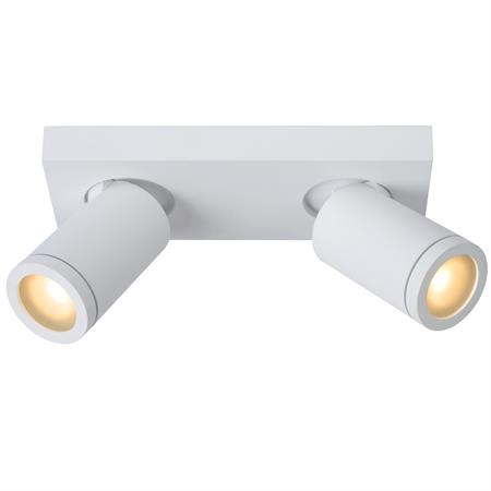 Spot de plafond en métal blanc