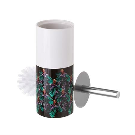 Brosse WC céramique feuillage