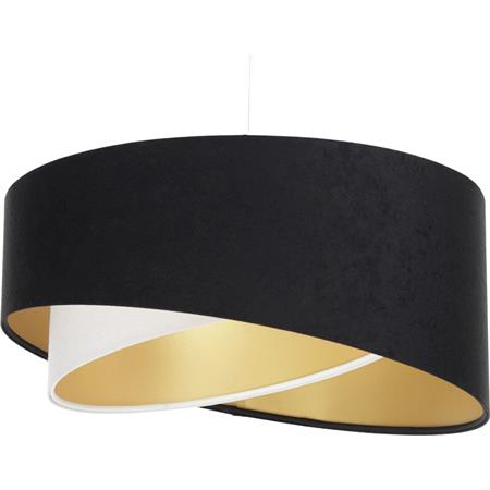 Suspension Tissu Noir 45x45x21 cm