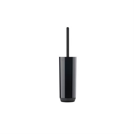 Brosse de toilette en plastique noir