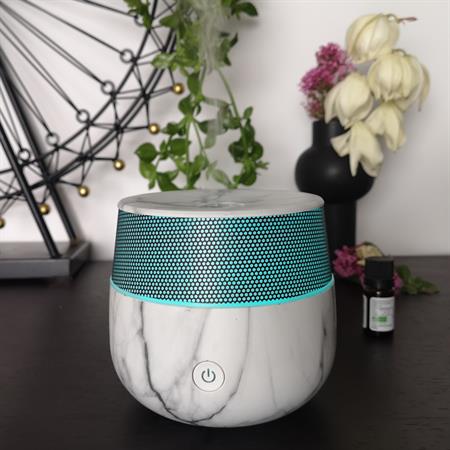 Diffuseur d'Huile Essentielle Imitation Marbre lumière led- H12