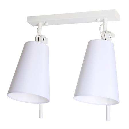 Spot mural en tissu blanc
