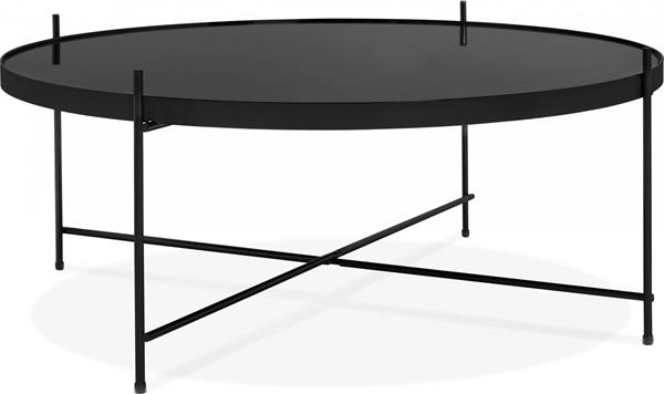 Table basse Verre Noir