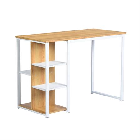 Meuble de salle de bain blanc à 3 portes avec pieds dorés design